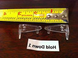 Hold down brackets mini blind cellular shade plastic holddow
