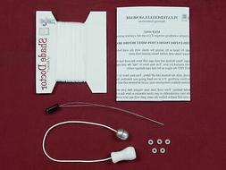 Honeycomb CELLULAR Pleated SHADE .9mm Restring REPAIR KIT wi