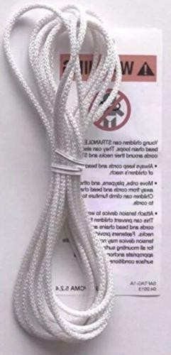 CONTINUOUS 2.8mm 4 Ft.  Control CORD LOOP for Clutch CELLULA