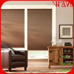 HDC Mocha 9/16 in. Blackout Cordless Cellular Shade -  28 3/